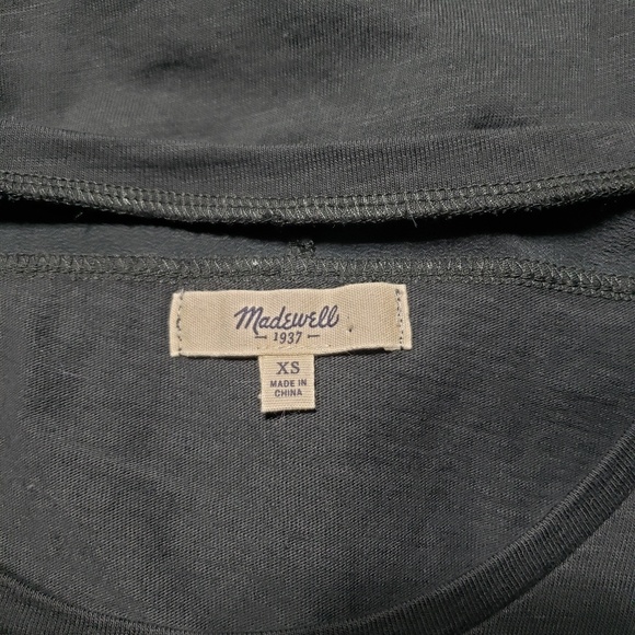 Sold Madewell} Silk Edge Scoop Neck Tee - Picture 5 of 5